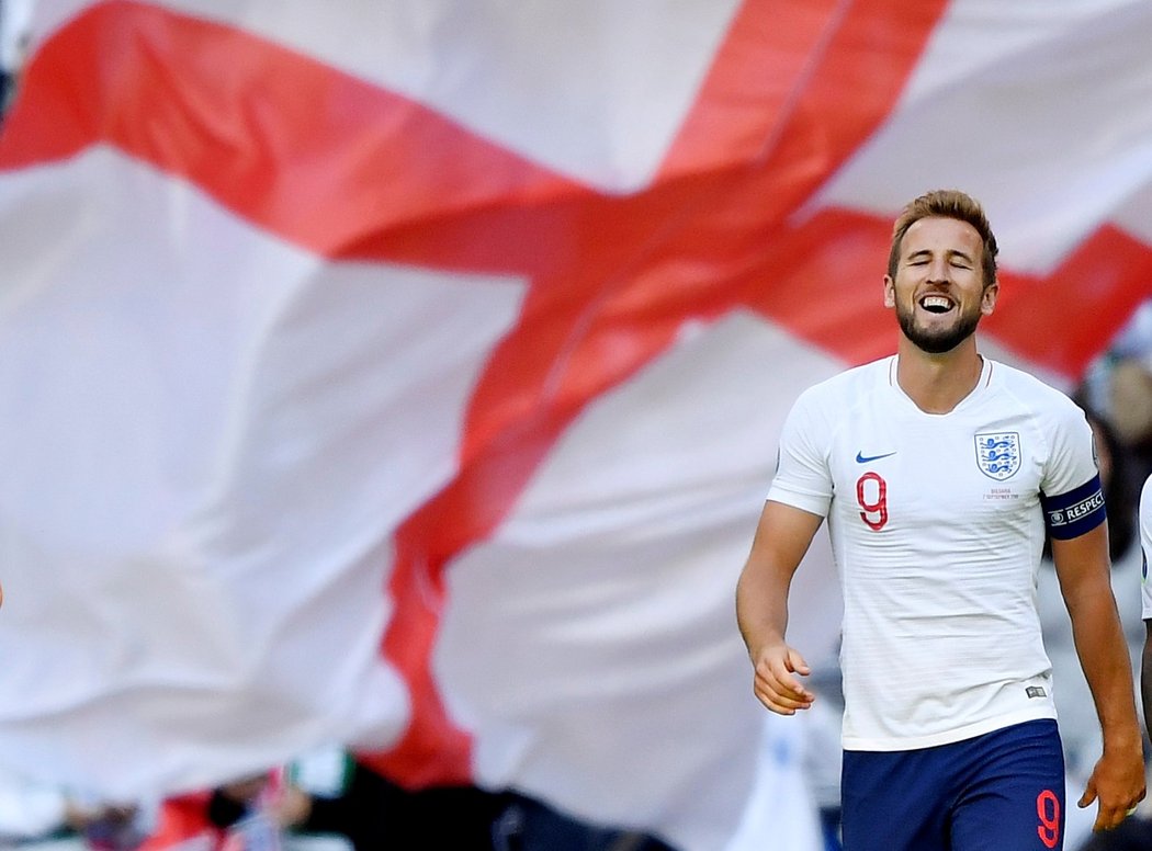 Harry Kane nastřílel Bulharsku tři góly, dva dal z penalty. Anglie vyhrála vysoko 4:0