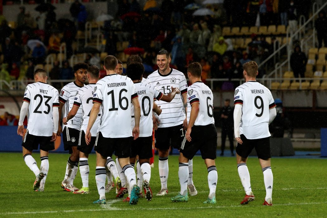 Fotbalisté Německa porazili Severní Makedonii díky vydařené druhé půli