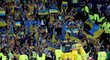 Fotbalisté Ukrajiny slaví vítězství