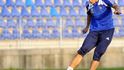Martin Škrtel na tréninku slovenské reprezentace