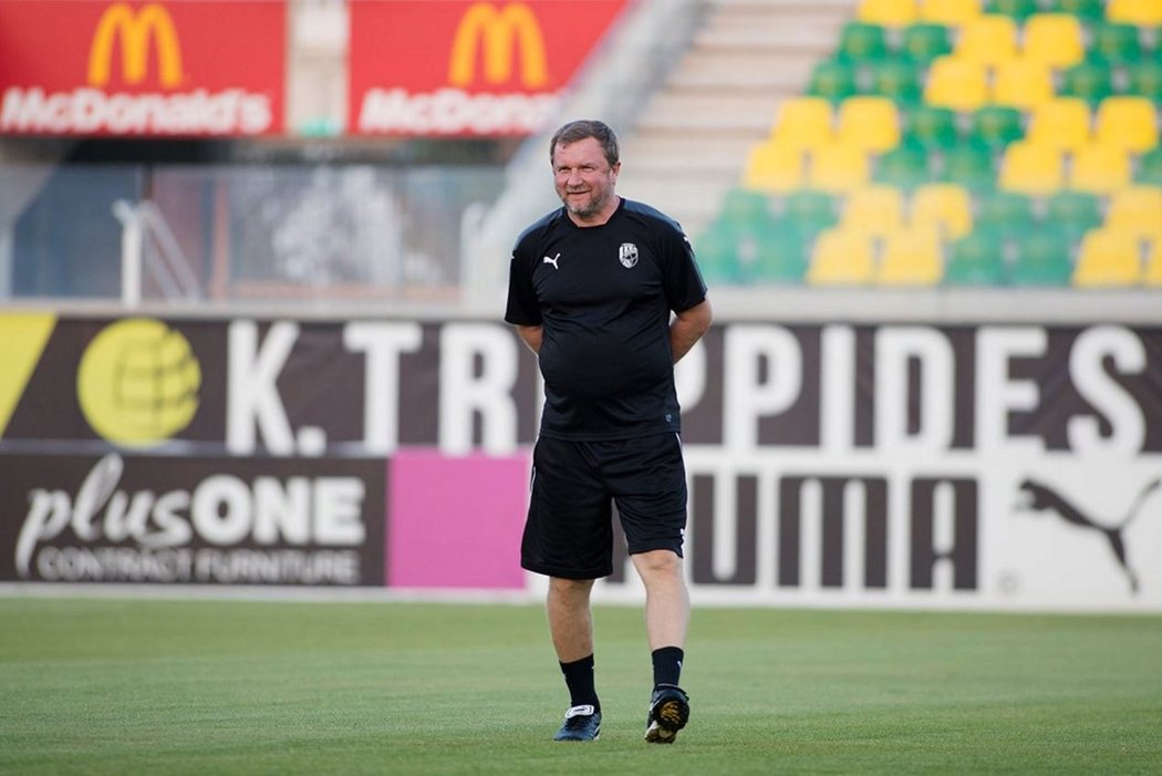 Trenér Viktorie Plzeň Pavel Vrba před odvetou play off Evropské ligy s Larnakou