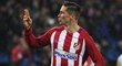 Nádhernou brankou se v zápase Atlético - Celta Vigo prezentoval Fernando Torres