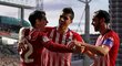 Atlético Madrid porazilo díky dvěma gólům Álvara Moraty San Sebastian 2:0