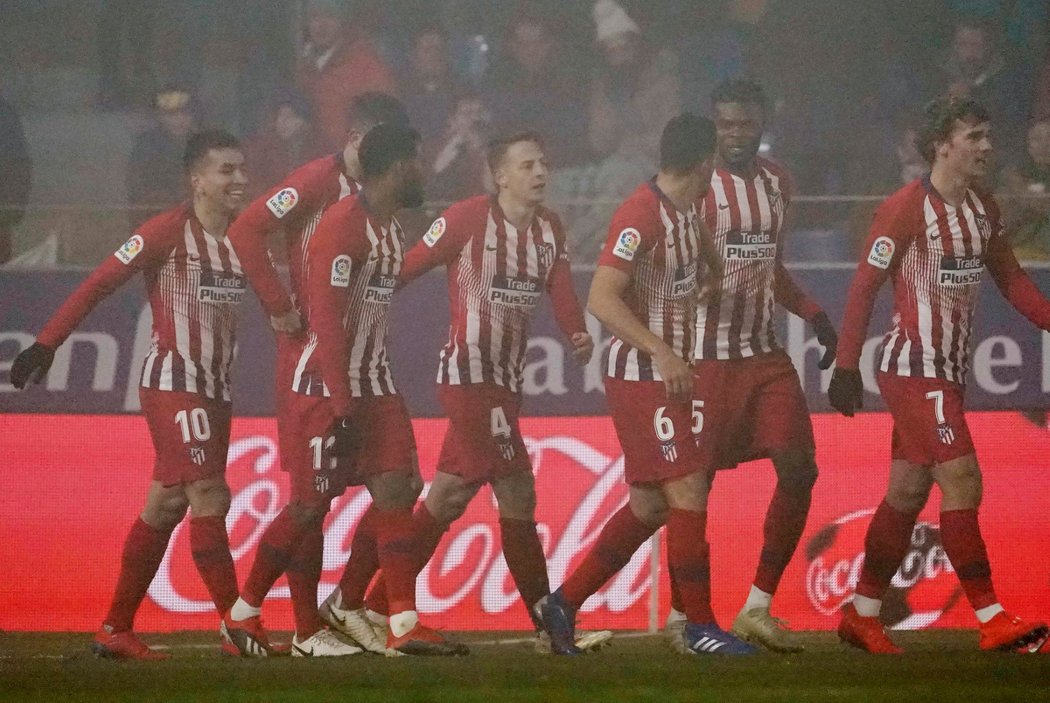 Atlético Madrid zásluhou Ariase přidalo proti Huesce druhý gól