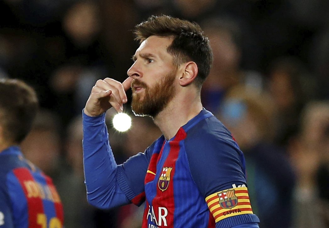 Lionel Messi měl prsty ve čtyřech z pěti gólů Barcelony