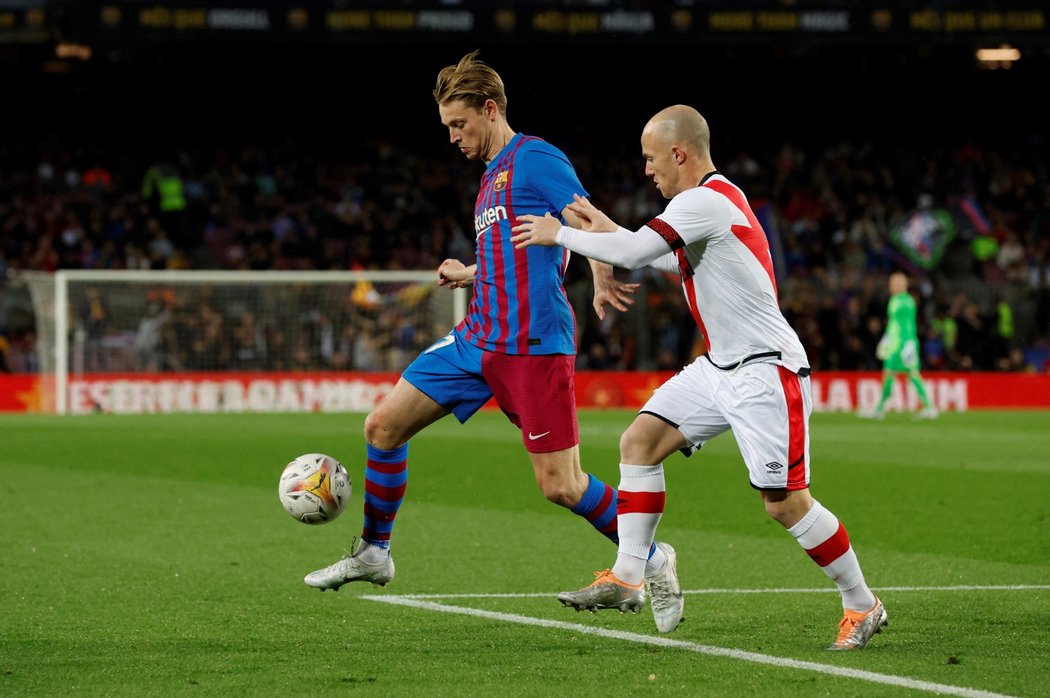 Fotbalisté Barcelony v domácím souboji s Vallecanem
