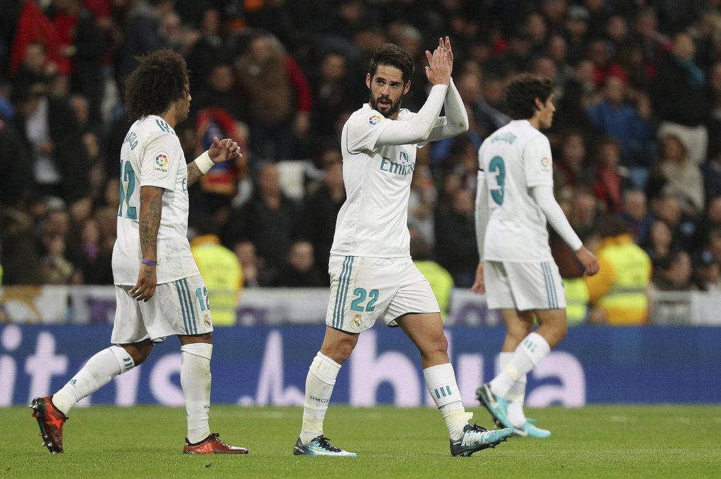 Real Madrid přejel Las Palmas 3:0, poslední trefu přidal Isco