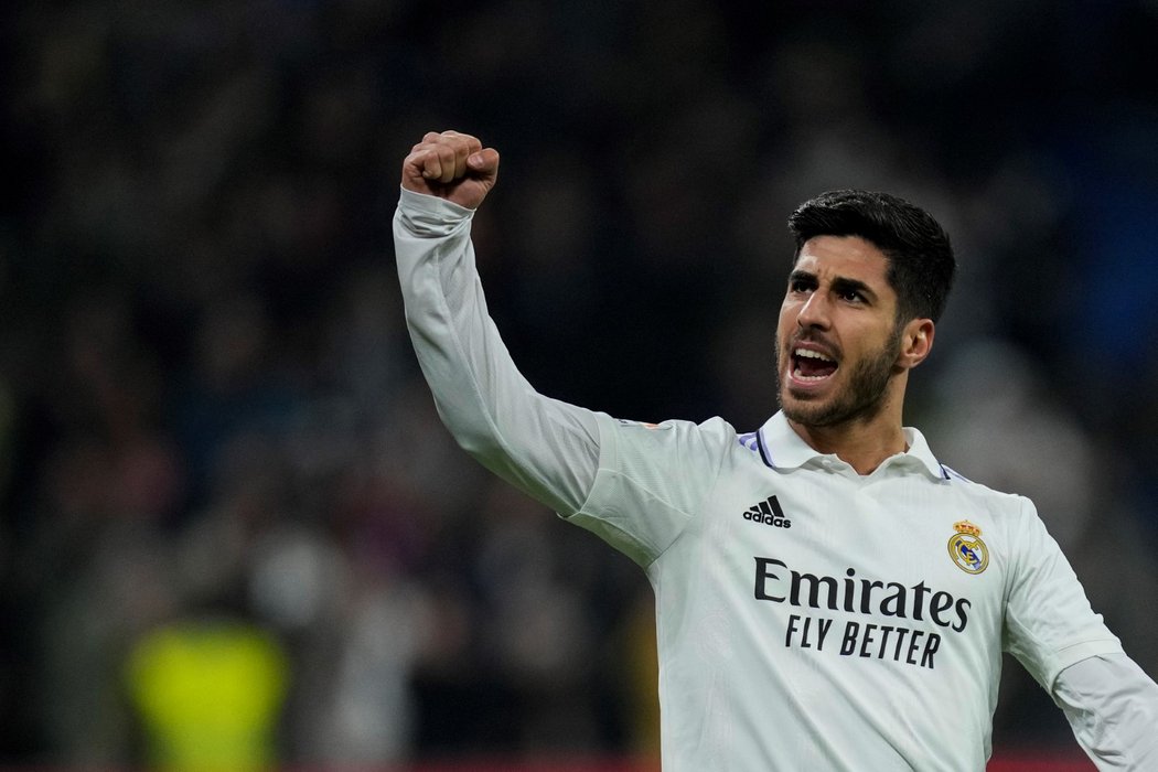 Marco Asensio se raduje ze vstřelené branky