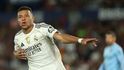Kylian Mbappé oslavuje gól v dresu Realu Madrid