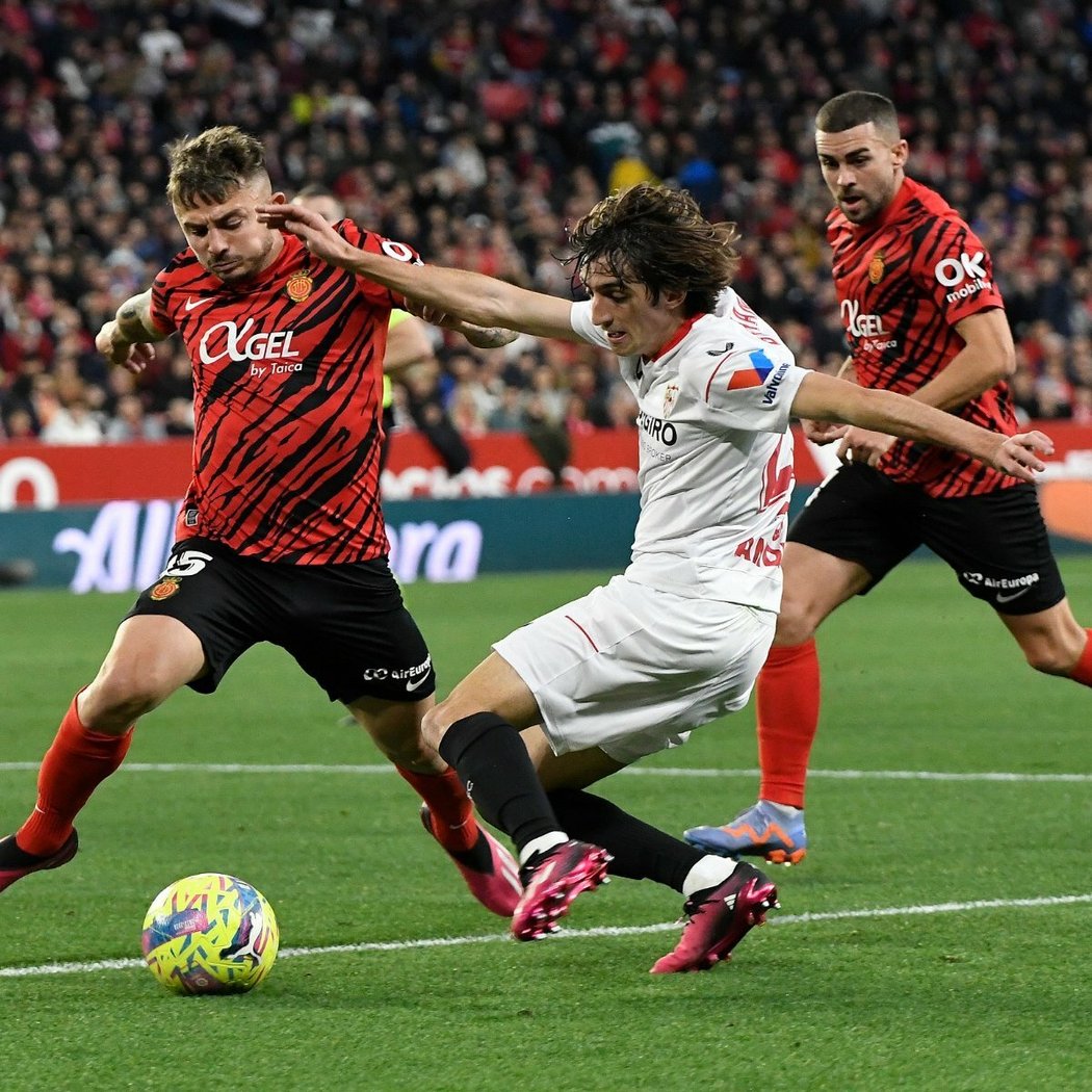 Sevilla v utkání proti Mallorce