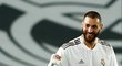 Francouzský útočník Karim Benzema vstřelil dvě branky Realu v utkání s Valencií