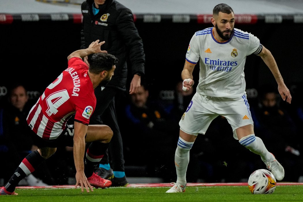 Karim Benzema vystřelil Realu Madrid výhru nad Athletikem Bilbao