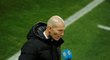 Trenér Realu Madrid Zinedine Zidane v sezoně, kdy se slavnému klubu příliš nedaří