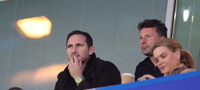 Frank Lampard sledoval zápas přímo na stadionu