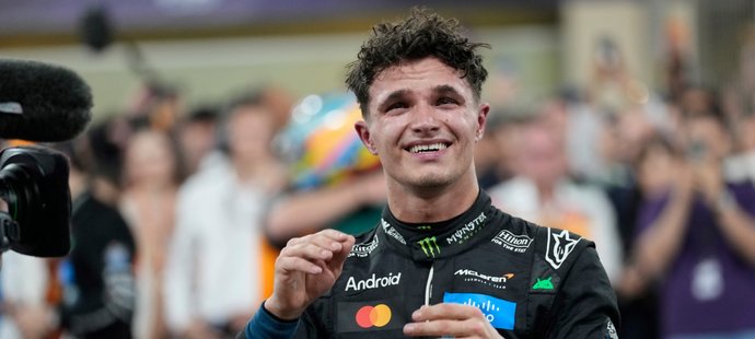 Dojatý Lando Norris po zisku titulu mistra světa