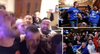 Vardy PARTY! Euforie hráčů Leicesteru začala u hvězdy doma