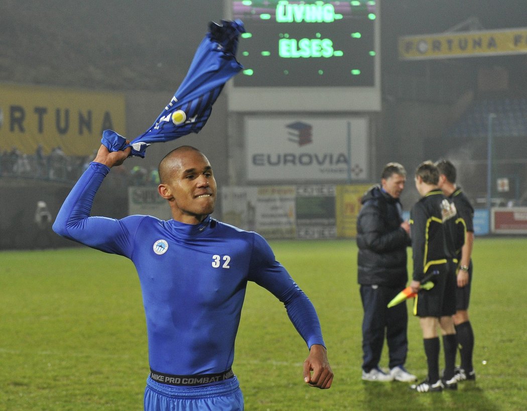 Theodor Gebre Selassie v době, kdy nastupoval v české lize za Liberec