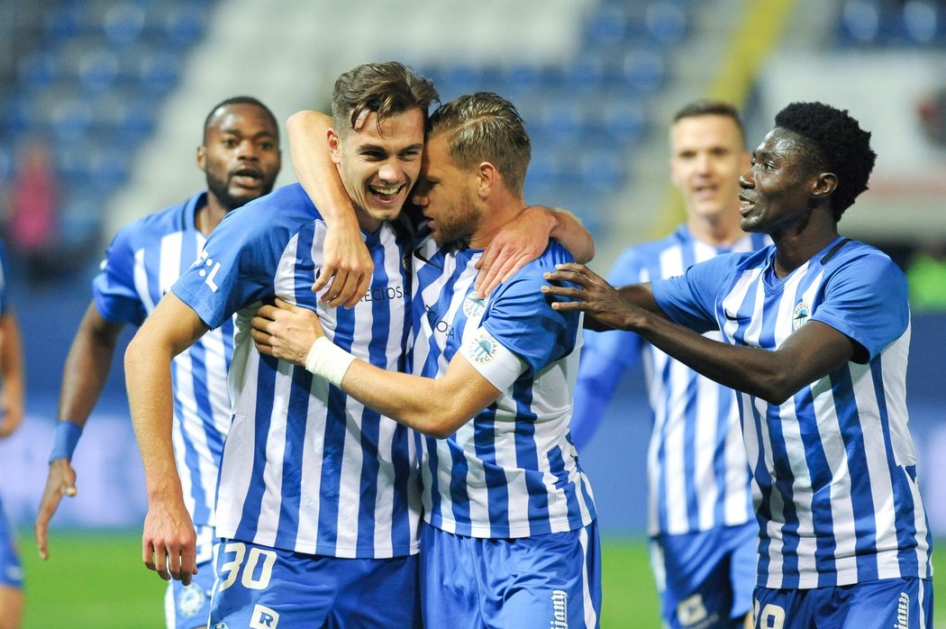 Fotbalisté Liberce v desátém kole porazili Olomouc vysoko 3:0