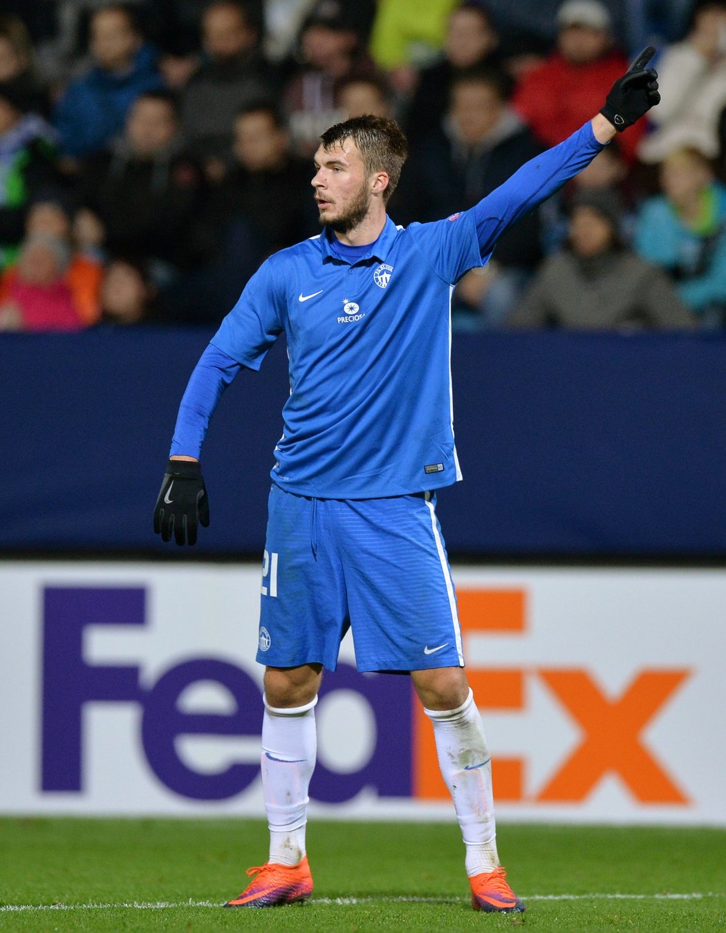 Ruský útočník Nikolaj Komličenko v době, kdy hrával za Slovan Liberec