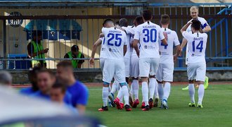 Olomouc - Liberec 1:2. Slovan prvním finalistou poháru, dohrával v deseti