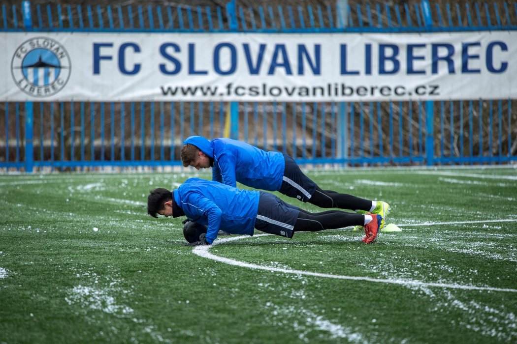 Liberečtí fotbalisté na začátku zimní přípravy