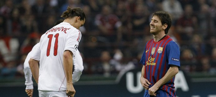 Messi s Ibrahimovicem, největší hvězdy soupeřících velkoklubů