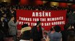 Vzkaz fanoušků Arsenalu: Arséne, díky za vzpomínky, ale nastal čas se rozloučit