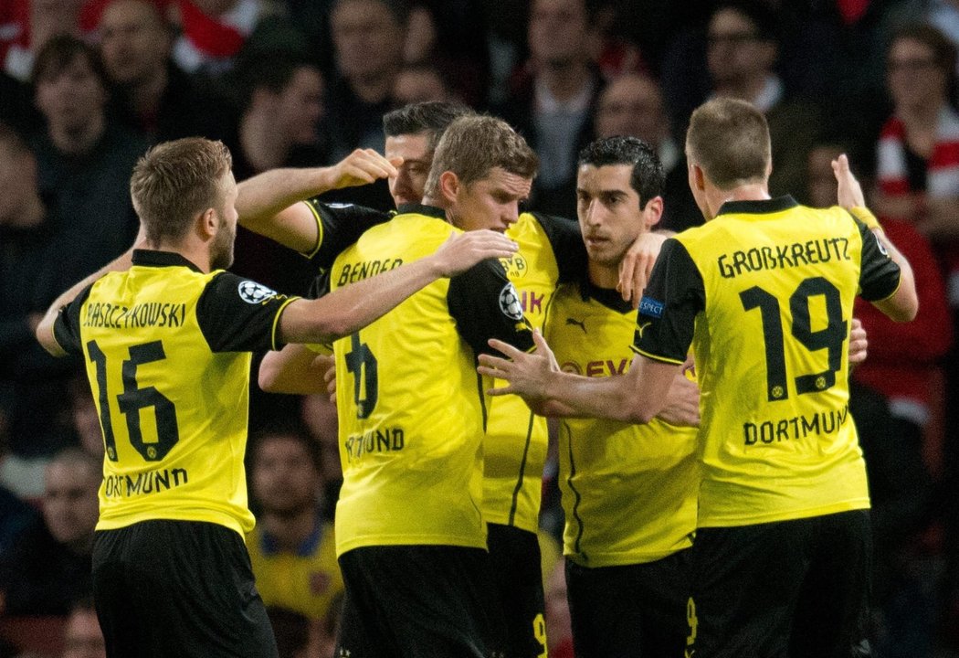 Dortmund slaví, zato Arsenal prohrál poprvé po 12 soutěžních duelech