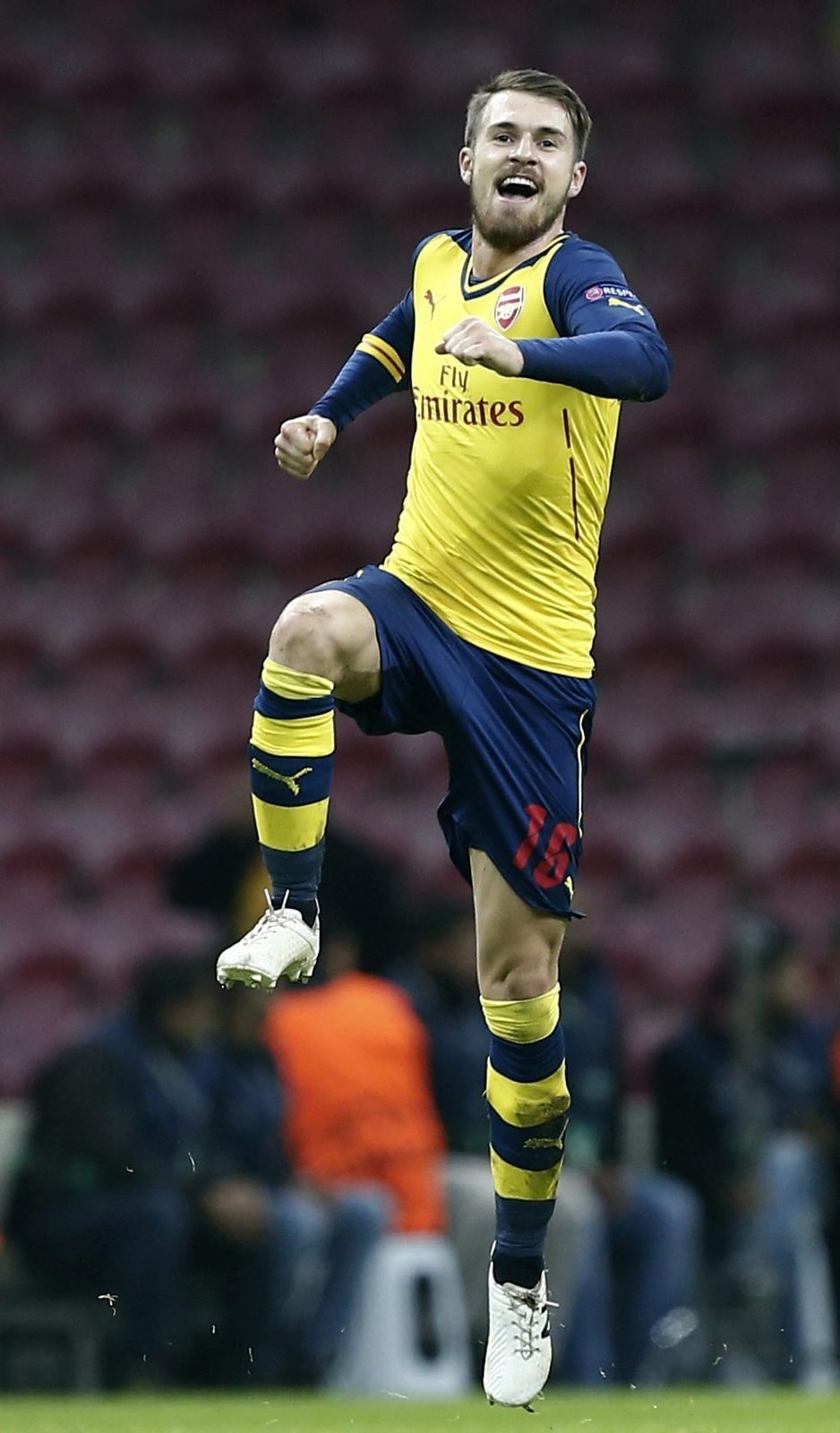 Aaron Ramsey se raduje z branky