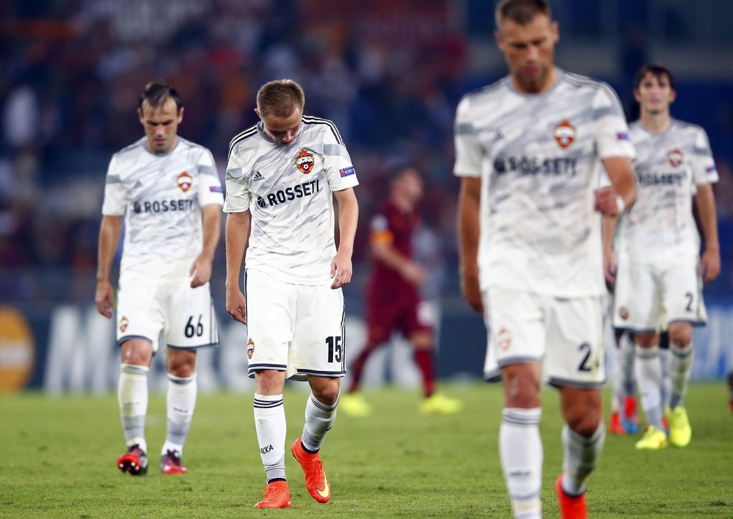 CSKA utrpělo v Římě krutý debakl.
