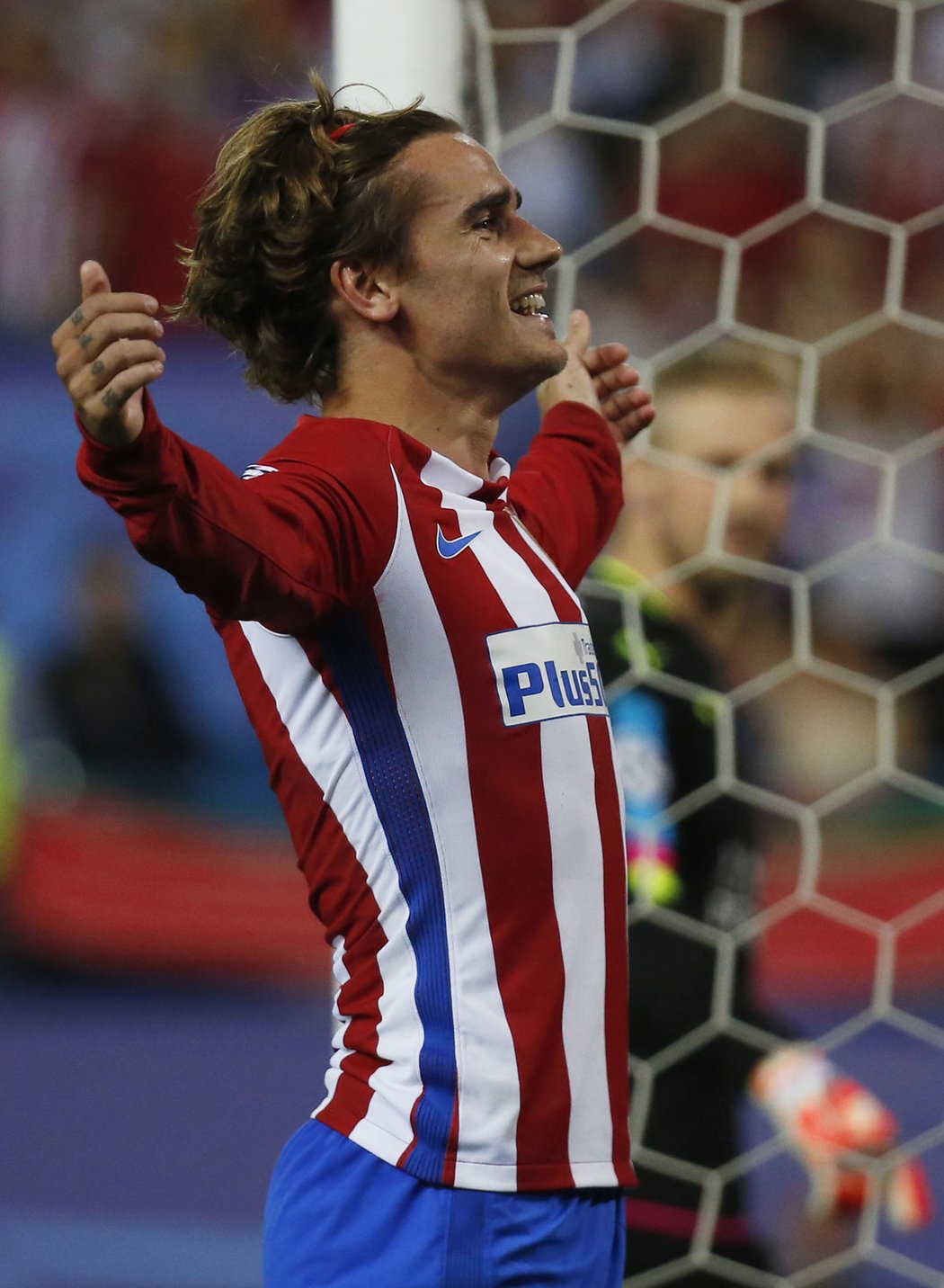 Antoine Griezmann se proti Leicesteru trefil z penalty