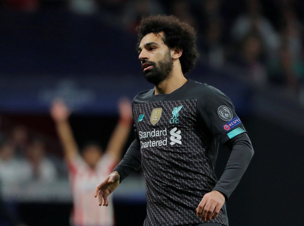 Hvězdný útočník Liverpoolu Mohamed Salah