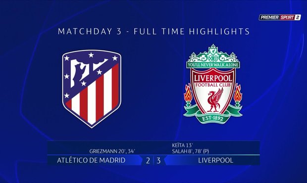 SESTŘIH: Atlético - Liverpool 2:3. Dvěma góly rozhodl Salah