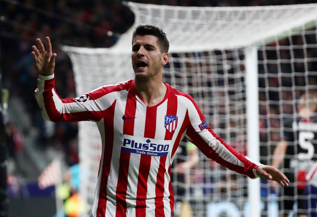 Álvaro Morata rozhodl o výhře Atlétika Madrid v Lize mistrů nad Bayerem Leverkusen