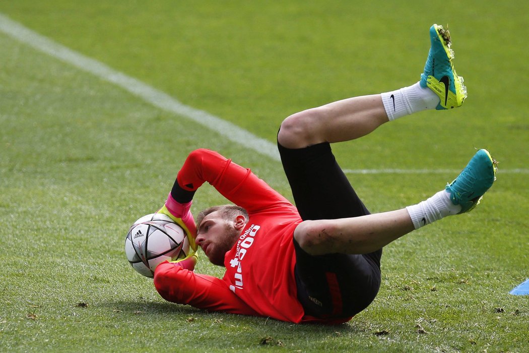 Jistota v brance Atlétika Madrid - gólman Jan Oblak.