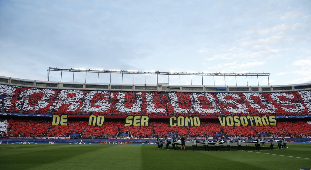 Choreo fanoušků Atlétika