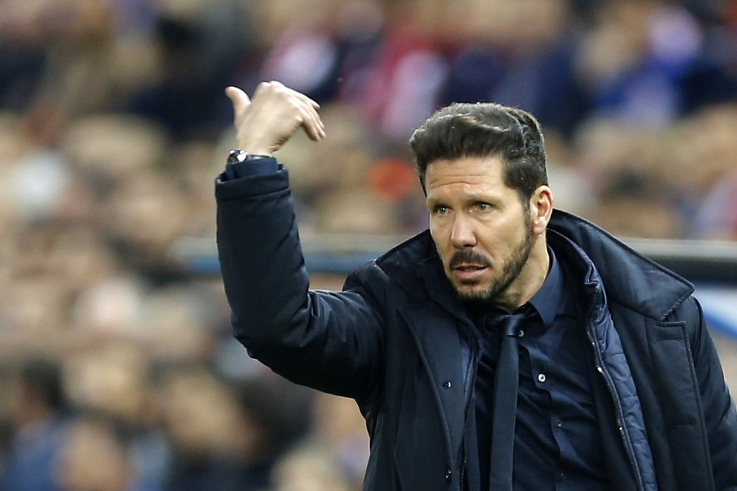 Trenér Atlétika Madrid Diego Simeone