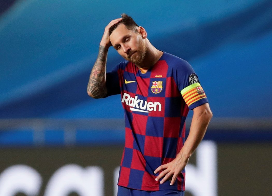 Lionel Messi nemohl vysokému debaklu Barcelony uvěřit