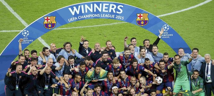 Ligu mistrů vyhrála Barcelona, porazila ve finále Juventus