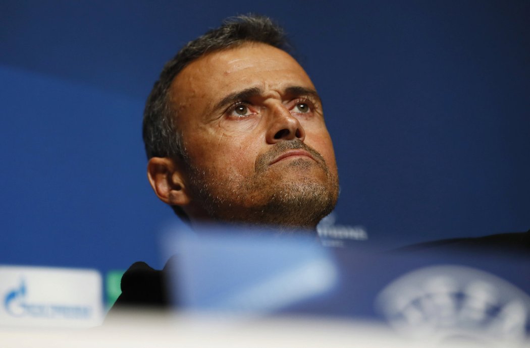 Trenér Barcelony Luis Enrique může se svým týmem slavit postup