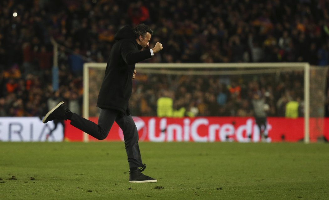 Luis Enrique dovedl Barcelonu za senzačním postupem