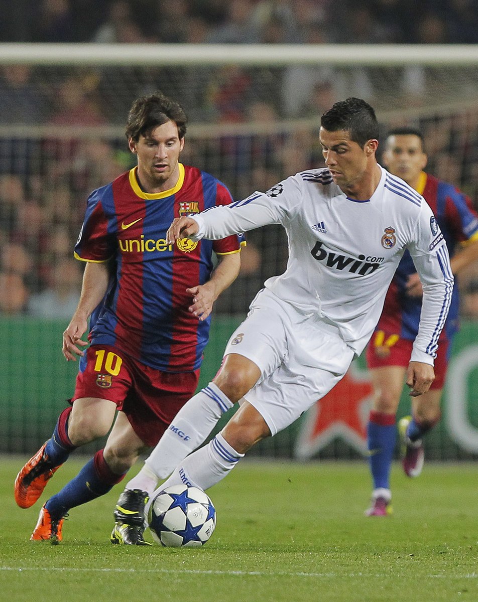Messi s Ronaldem se potkali i v souboji přímo na trávníku