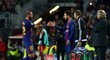 Lionel Messi v utkání Barcelony se Sportingem Lisabon vystřídal Aleixe Vidala