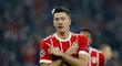 Robert Lewandowski slaví gól do sítě Anderlechtu