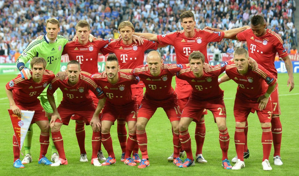 Tihle hráči vyběhli v dresu Bayernu do finálového utkání Ligy mistrů proti Chelsea
