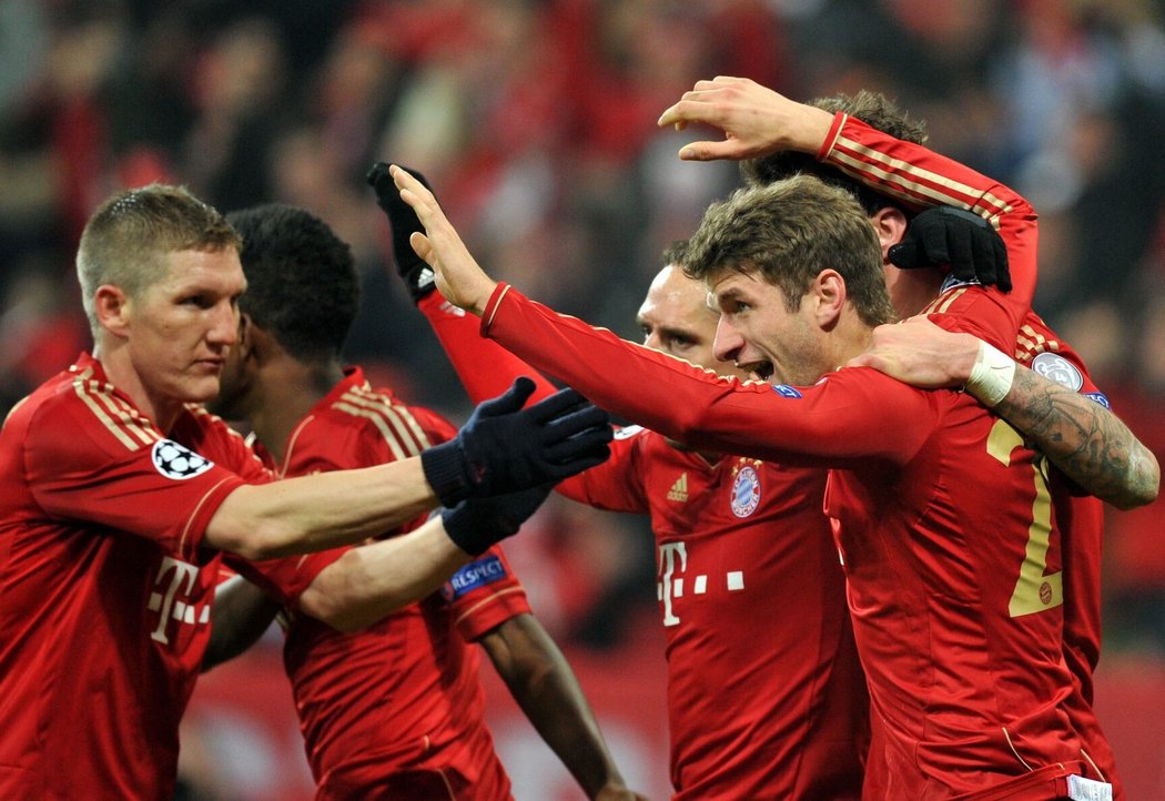 Bavorská radost. Proti silnému Juventusu šel Bayern do vedení už v první minutě, pak přidal ještě jeden gól