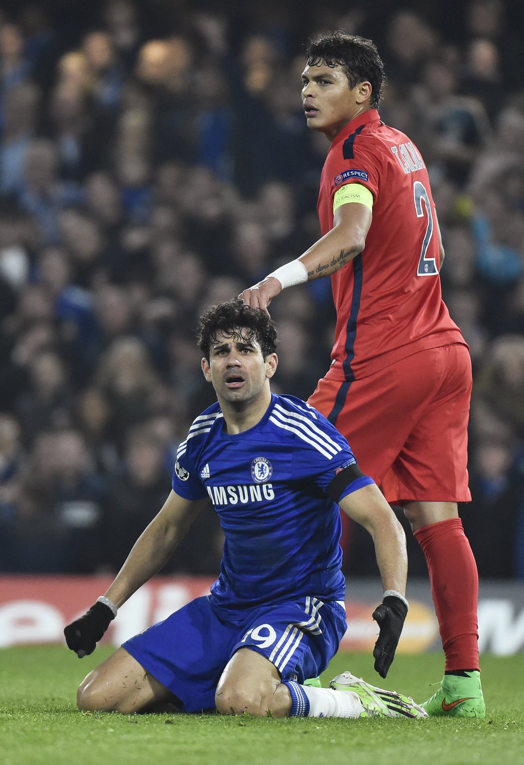 Diego Costa se dožaduje penalty