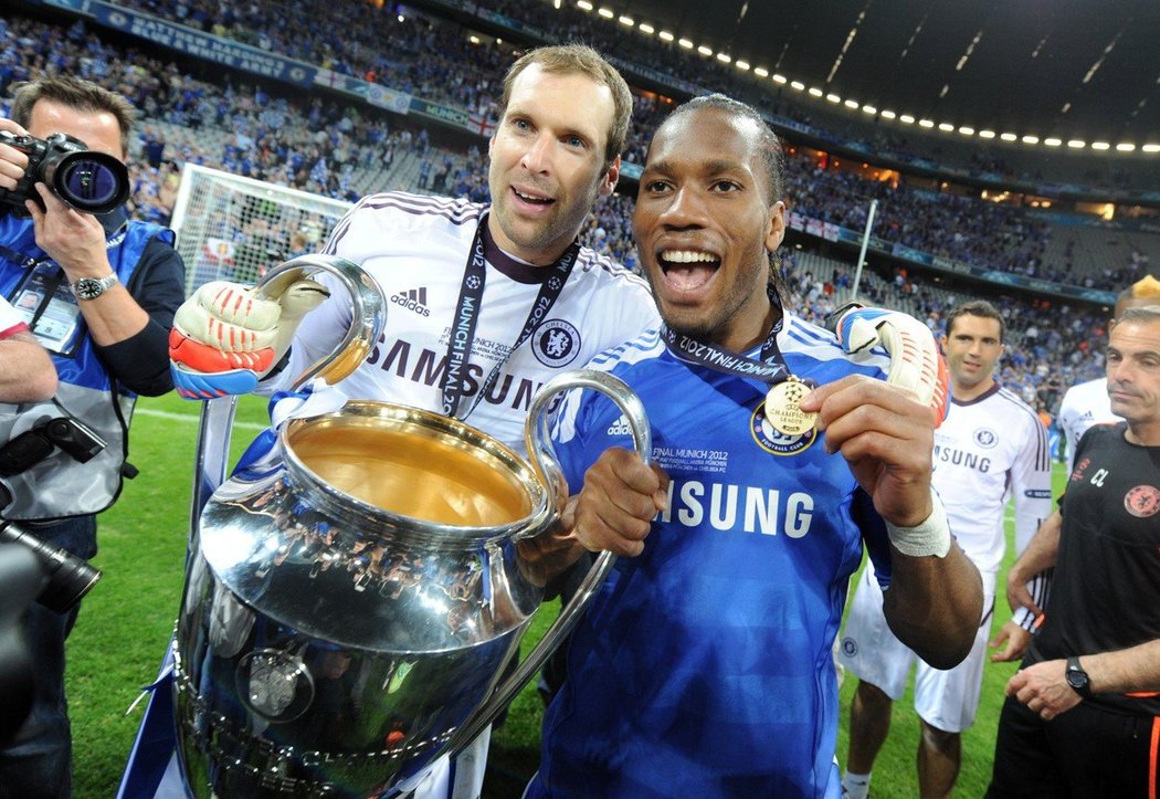 Drogba vzpomínal na finále Ligy mistrů v roce 2012: Nebýt Čecha, nevyhráli bychom