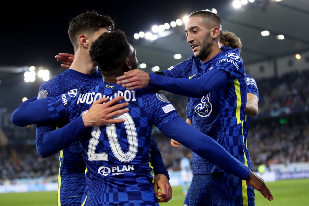 Jediný gól Chelsea v Malmö vstřelil Hakim Zyiech