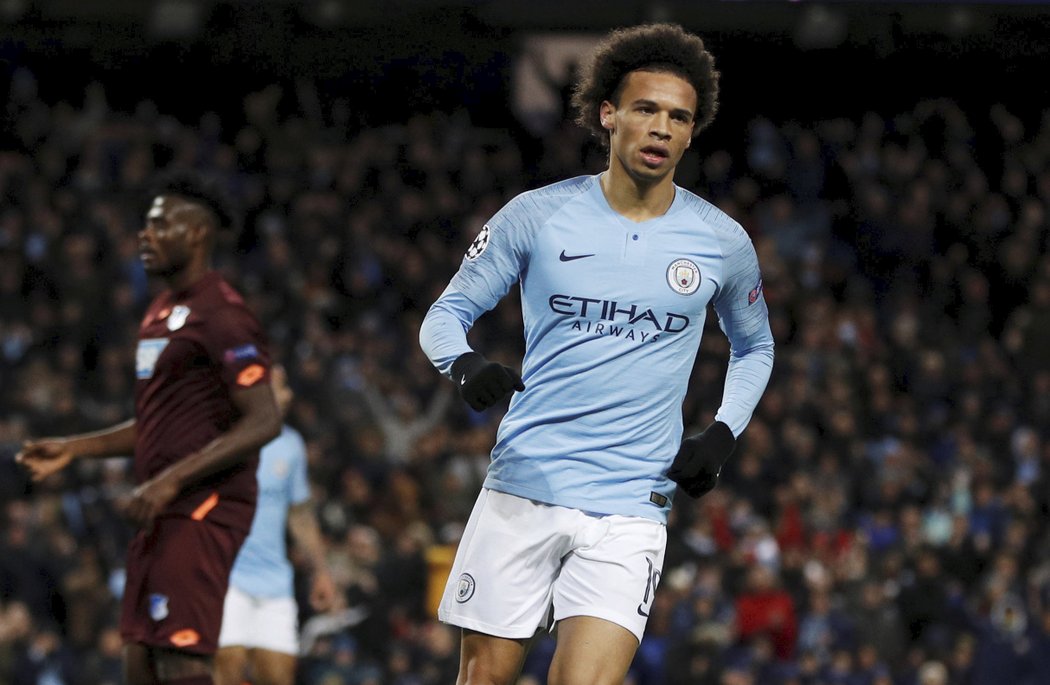 Leroy Sané v zápase proti Hoffenheimu zářil